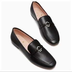 Kate Spade Cape Cod Spade Loafer, Black Leather
